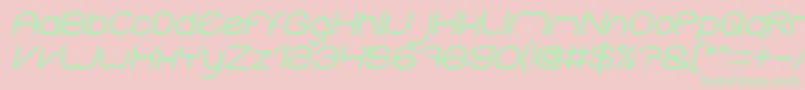 En savoir plus sur la police ElementaryBoldItalic Police ElementaryBoldItalic – polices vertes sur fond rose
