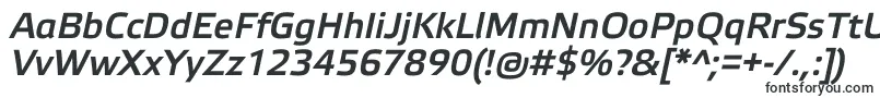 ElektraLightProBoldItalic-fontti – Katalogi