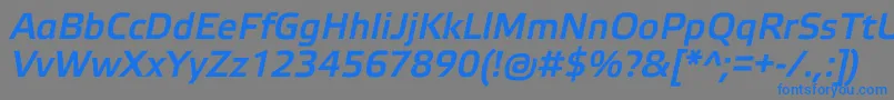 fuente ElektraLightProBoldItalic – Fuentes Azules Sobre Fondo Gris