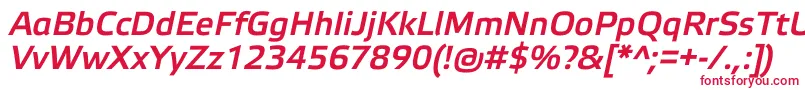 ElektraLightProBoldItalic Font – Red Fonts