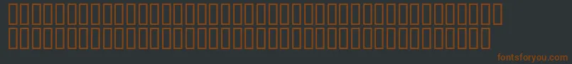 Шрифт Combns – коричневые шрифты на чёрном фоне