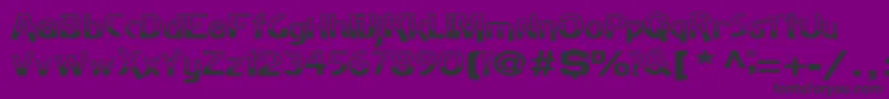 fuente Badhhabit71RegularTtext – Fuentes Negras Sobre Fondo Morado