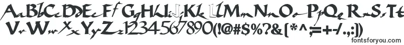 Bigbrushfont19Bold-Schriftart – TTF-Schriften