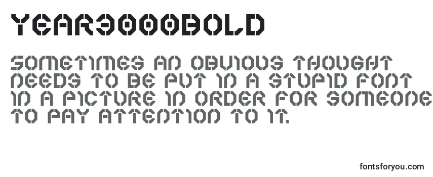 Year3000Bold Font