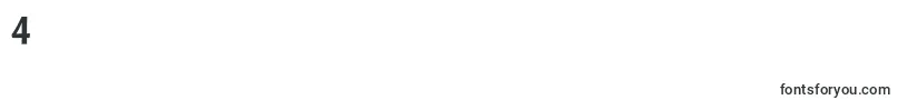 フォントBiblonOtBold – フォント数字4