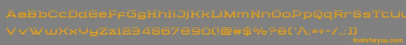 Cydoniacenturygrad Font – Orange Fonts on Gray Background