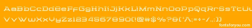 Cydoniacenturygrad Font – White Fonts on Orange Background