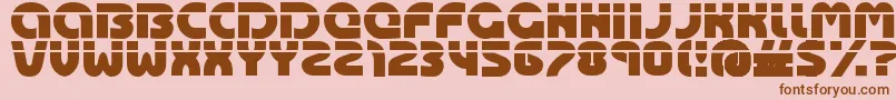 Saiba mais sobre a fonte Oasis Fonte Oasis – fontes marrons em um fundo rosa