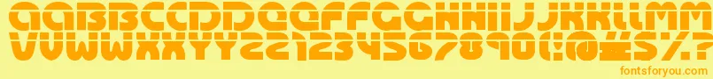 Saiba mais sobre a fonte Oasis Fonte Oasis – fontes laranjas em um fundo amarelo