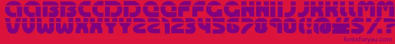 Шрифт Oasis – фиолетовые шрифты на красном фоне