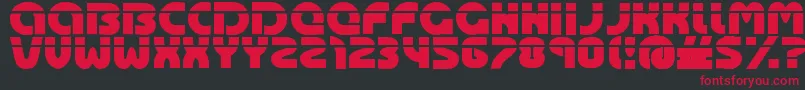 Oasis Font – Red Fonts on Black Background