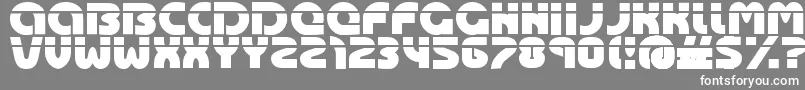 Oasis Font – White Fonts on Gray Background