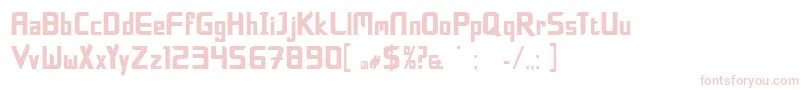 Шрифт BoldfacelieRegular – розовые шрифты