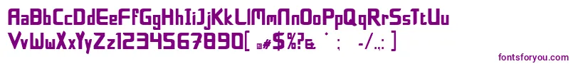 BoldfacelieRegular Font – Purple Fonts on White Background