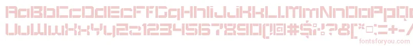 BlockoutOpenbold Font – Pink Fonts on White Background