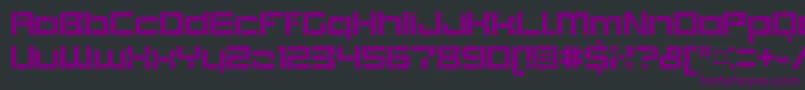Шрифт BlockoutOpenbold – фиолетовые шрифты на чёрном фоне