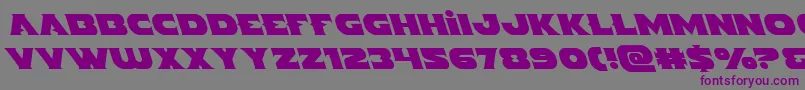 Indigodemonleft Font – Purple Fonts on Gray Background