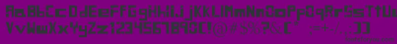 SiblingRivalry Font – Black Fonts on Purple Background