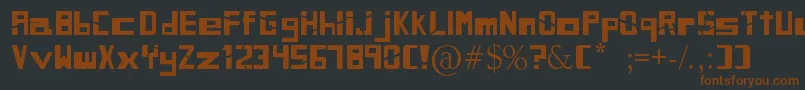 SiblingRivalry Font – Brown Fonts on Black Background