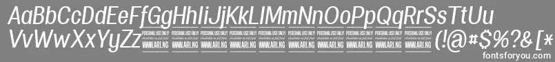 fuente SpecifypersonalConmediumitalic – Fuentes Blancas Sobre Fondo Gris