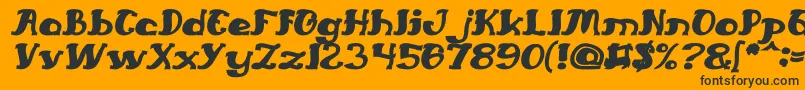 More about EverlastingSongBoldItalic Font EverlastingSongBoldItalic Font – Black Fonts on Orange Background