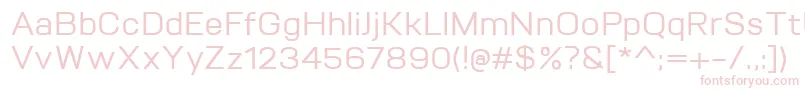 VitroMedium Font – Pink Fonts on White Background