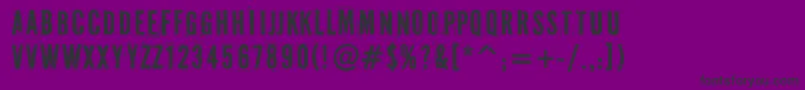 fuente Pffuel – Fuentes Negras Sobre Fondo Morado