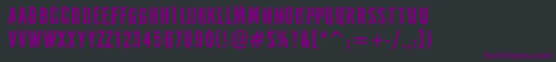 Pffuel Font – Purple Fonts on Black Background
