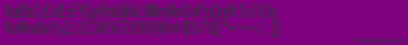 Ft68Normal Font – Black Fonts on Purple Background