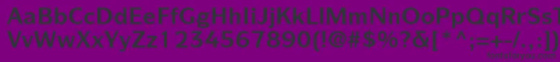 ItcSymbolLtBold Font – Black Fonts on Purple Background