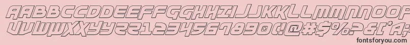 Moltorsoutital Font – Black Fonts on Pink Background
