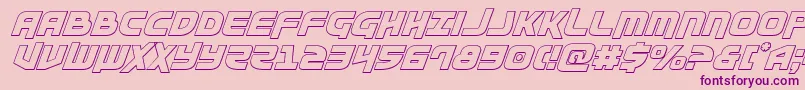 Moltorsoutital Font – Purple Fonts on Pink Background