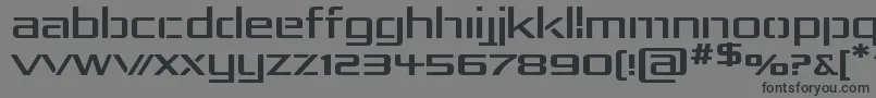 RepublikaIvExp Font – Black Fonts on Gray Background