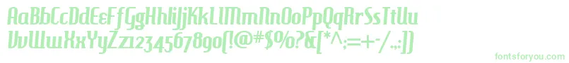 Hamburgerheaven Font – Green Fonts on White Background