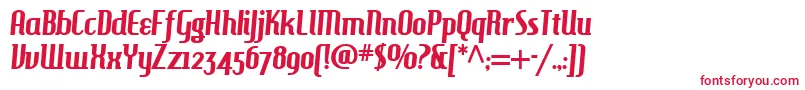 Hamburgerheaven Font – Red Fonts on White Background