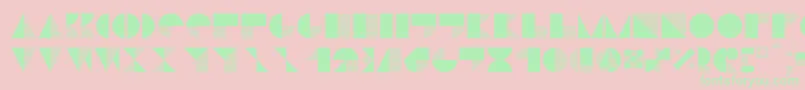 Więcej informacji o czcionce Stiljafree Czcionka Stiljafree – zielone czcionki na różowym tle