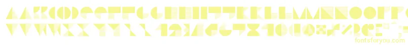 Шрифт Stiljafree – жёлтые шрифты