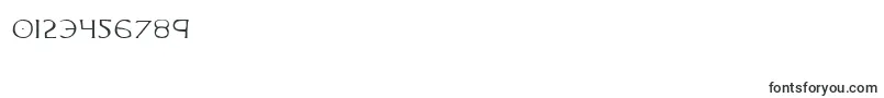 フォントHadriaticExtended – 数字と数値のためのフォント