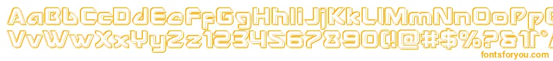 Usangelengrave Font – Orange Fonts on White Background