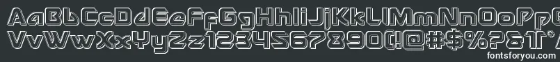 Usangelengrave Font – White Fonts on Black Background