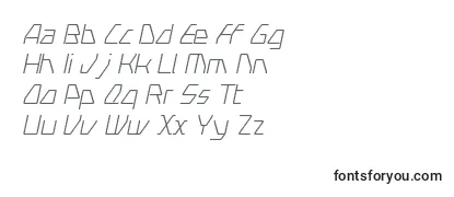 SwerveLightitalic Font