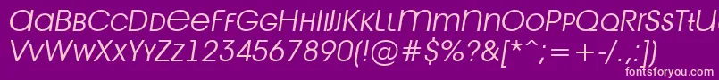 Шрифт Avant28 – розовые шрифты на фиолетовом фоне