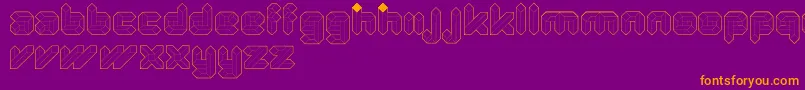 More about QuadLight Font QuadLight Font – Orange Fonts on Purple Background