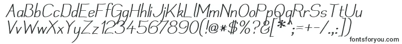 MechanihanItalic Font – Fonts for Microsoft Office