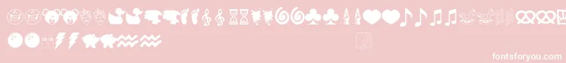 Elephantsandbears Font – White Fonts on Pink Background