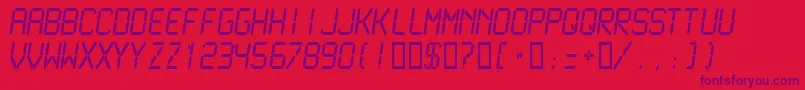 En savoir plus sur la police Lcdm2n Police Lcdm2n – polices violettes sur fond rouge