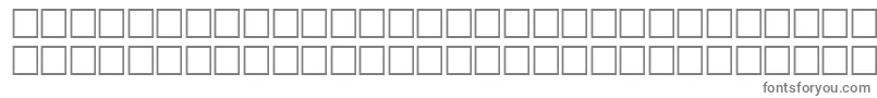 フォントSvfwfbo – 白い背景に灰色の文字