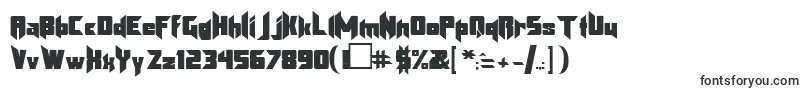 Шрифт Klingonblade – мужские шрифты