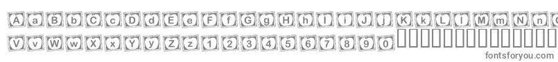 KrRachelsChalkboard-fontti – harmaat fontit