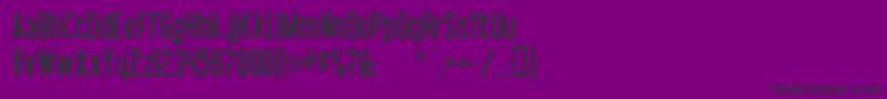 LibelSuit Font – Black Fonts on Purple Background